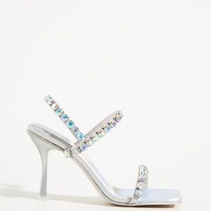 NIB Jeffrey Campbell Heels - Size 6 Silver